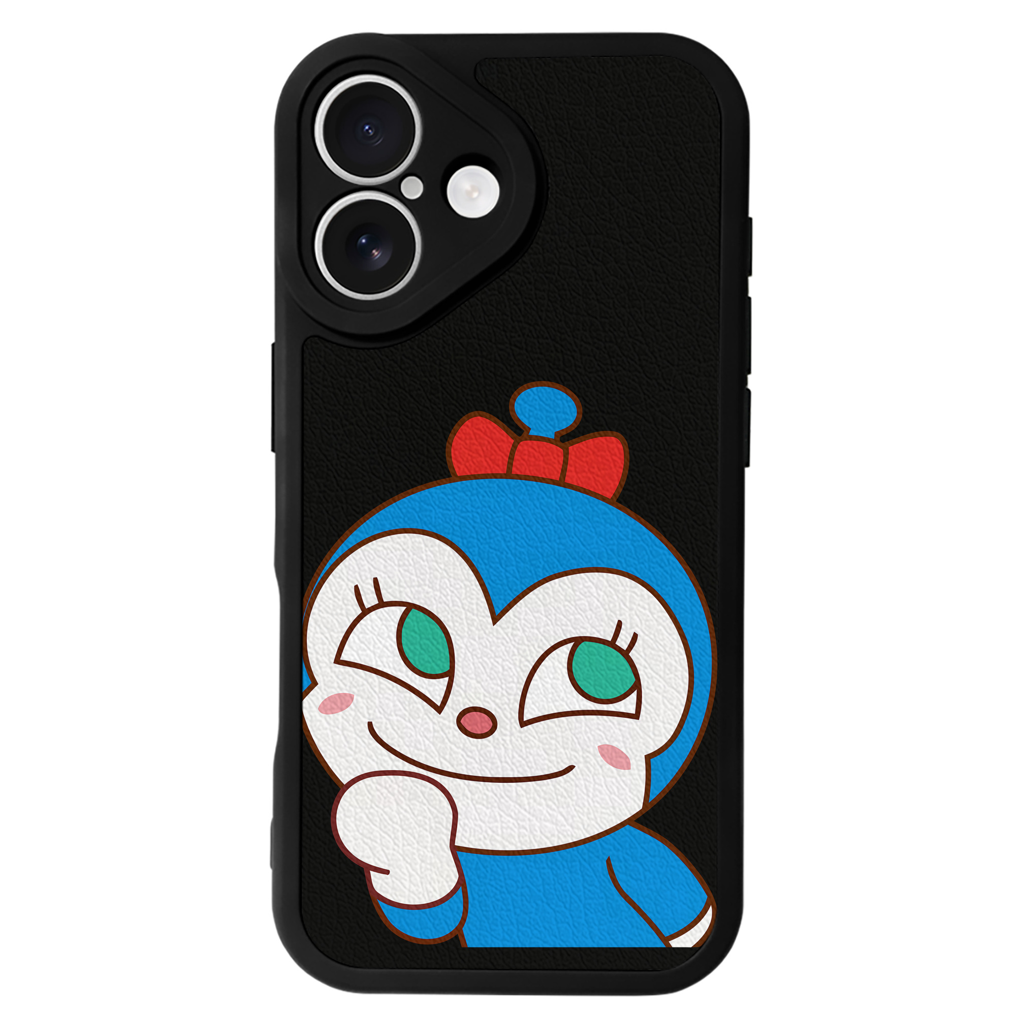 （画像用） アンパンマン Anpanman 【iPhone 16シリーズ対応】シリコンスマホケース（レザー調） 材質：シリコン
